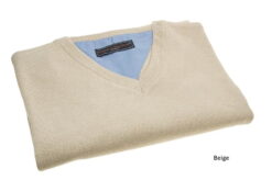 Trui V-hals VH18-0310 Beige mêlee