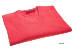 Trui V-hals VH18-085 Koraal,rood