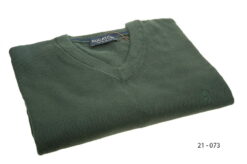 Trui V-hals VH18-21073 Mos groen