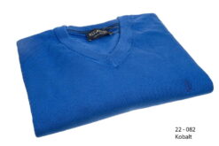 Trui V-hals VH22-082 / VH18-870 Kobalt